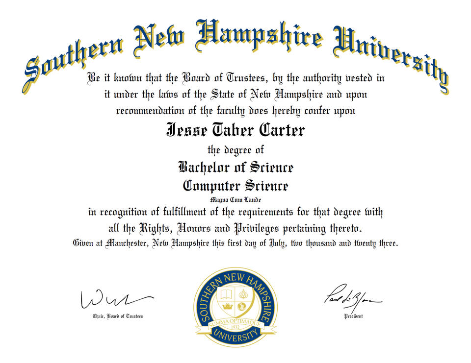 Diploma - Computer Science, BS